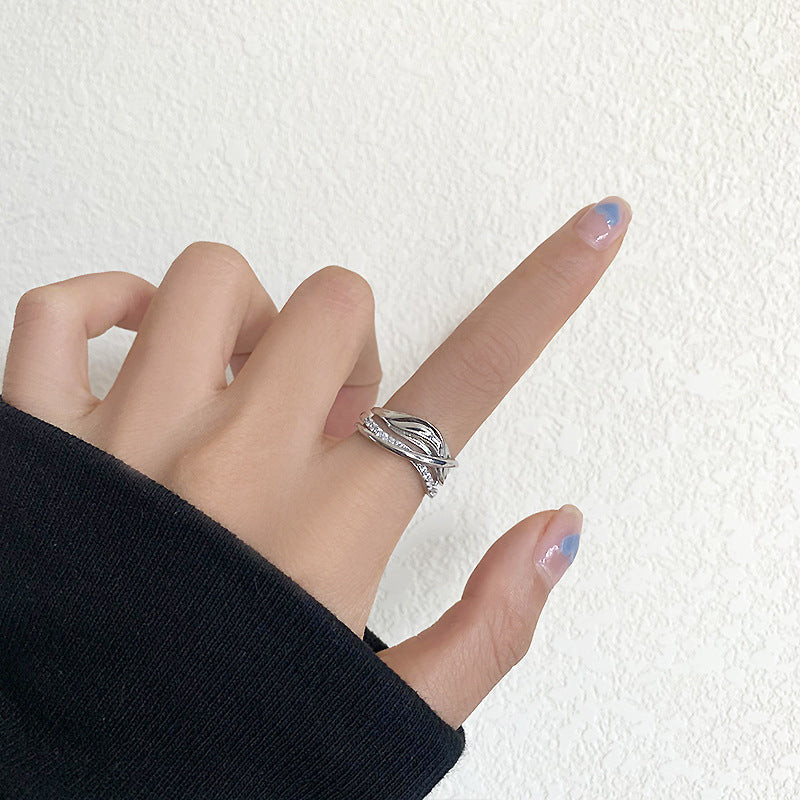 Opening Ins New Ring Personality Trend Micro-inlaid