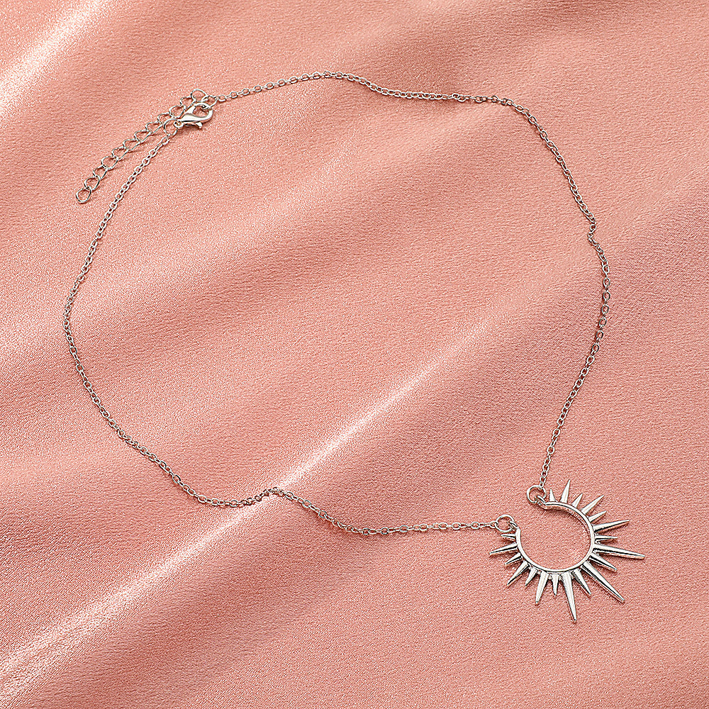 Sunflower Necklace Retro Clavicle Chain Fashion Creative Jewelry Women