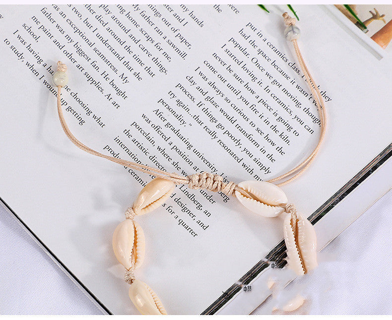Wax Thread Natural Shell Clothing Fashion String For Men And Women
