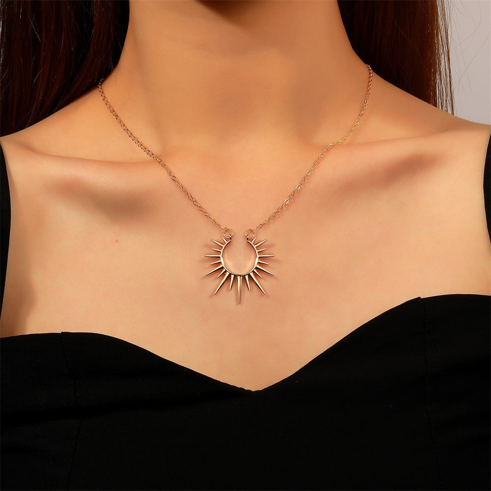 Sunflower Necklace Retro Clavicle Chain Fashion Creative Jewelry Women