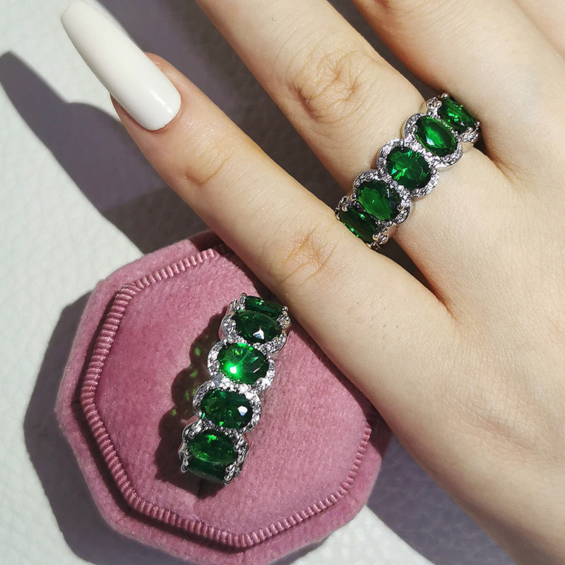 Inlaid 3A Zircon Fashion Women's Ring