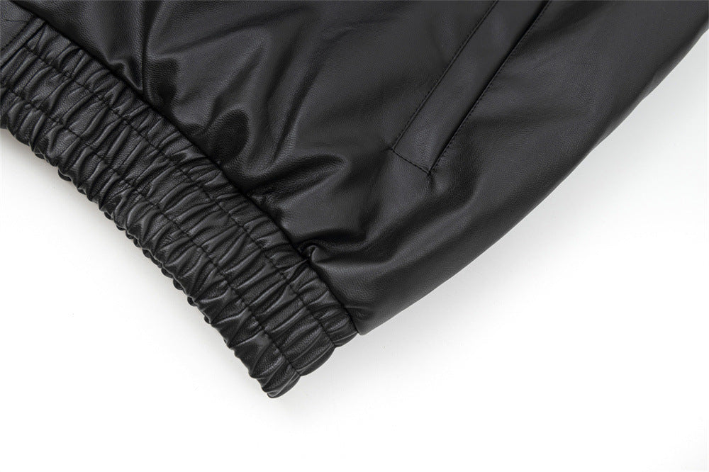 Punk Rock Motorcycle Leather Clothing For Men And Women Spring And Autumn