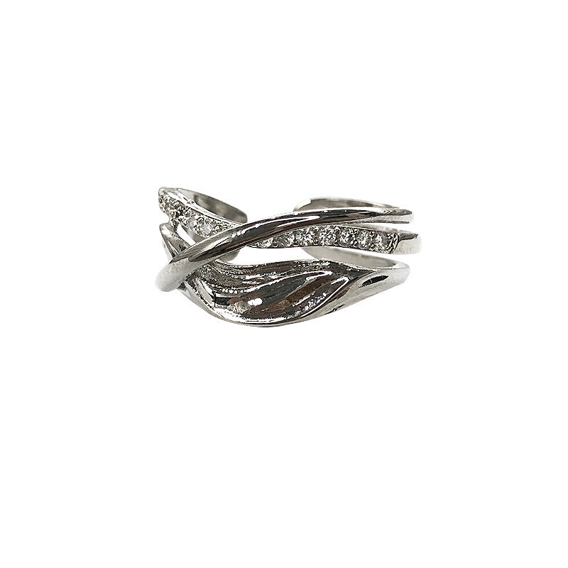 Opening Ins New Ring Personality Trend Micro-inlaid
