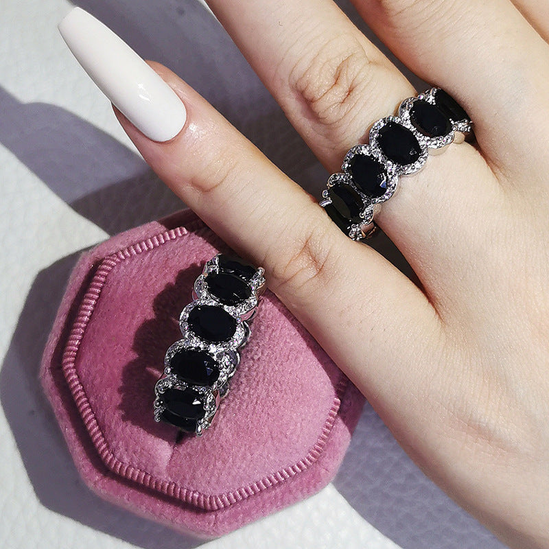 Inlaid 3A Zircon Fashion Women's Ring