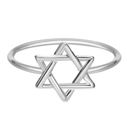 Heart-Shaped Ring English Alphabet Ring Jewelry