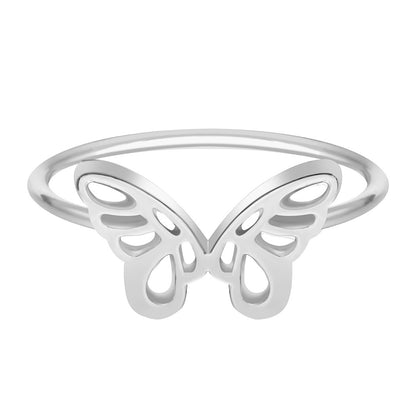 Heart-Shaped Ring English Alphabet Ring Jewelry