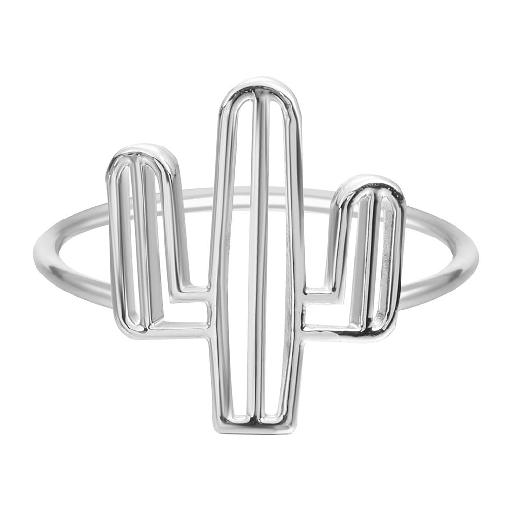 Heart-Shaped Ring English Alphabet Ring Jewelry