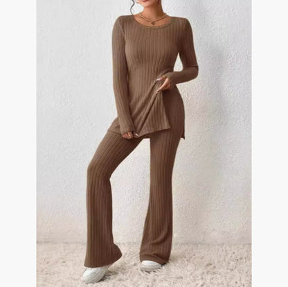 Polyester Women's Clothing Solid Color Casual Slim New Fashion Women Elegant Outfit