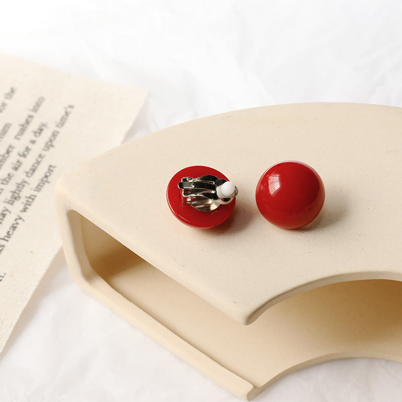 Creative Fun Candy Color Ear Clip Ear Jewelry Women