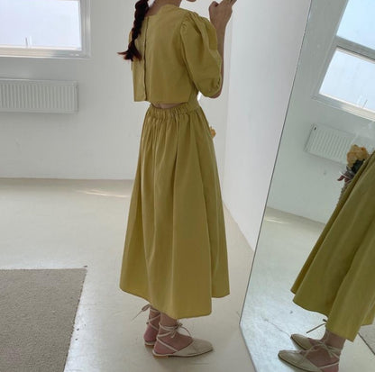 Dress For Women Fitted Waist Backless Temperament Long Dress Women's Clothing