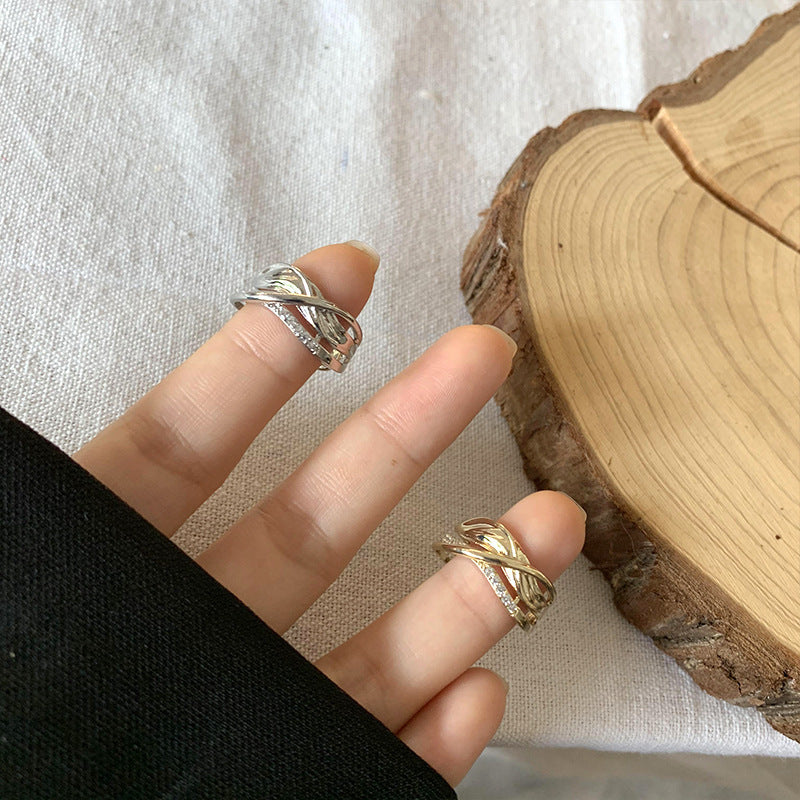 Opening Ins New Ring Personality Trend Micro-inlaid