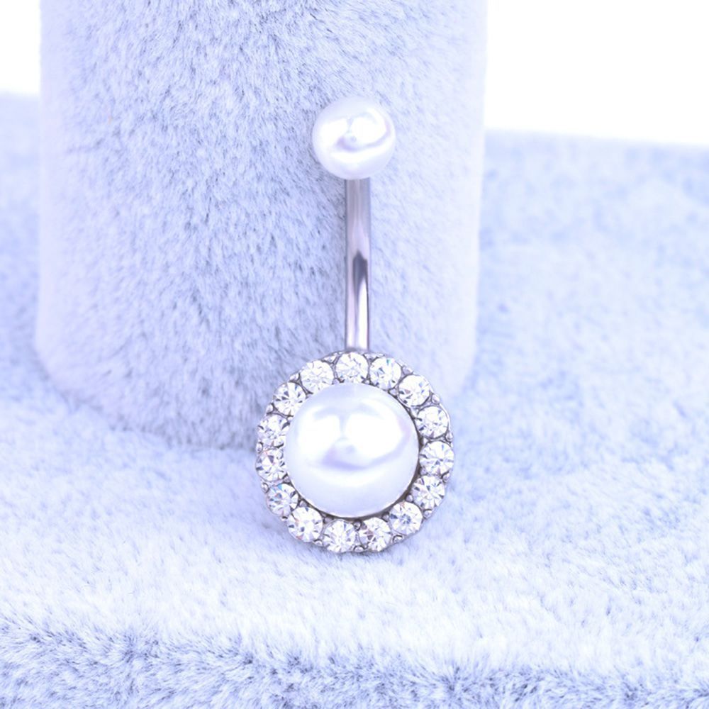 Navel-Ring Barbell Belly-Button Piercing Stainless-Steel Ombligo Stud Body-Jewelry Women
