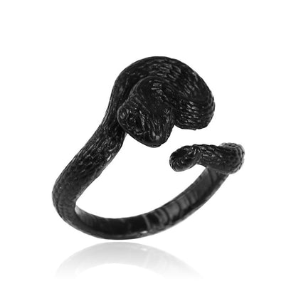 Thai Silver Rattlesnake Ring Jewelry
