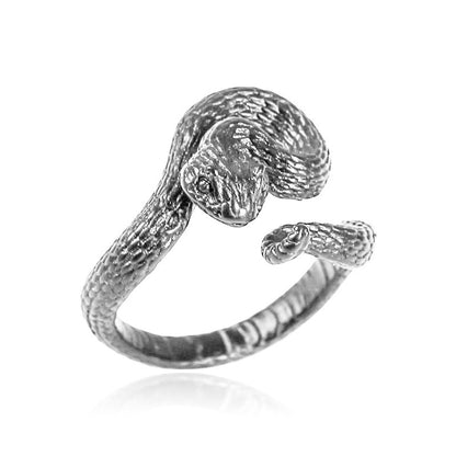 Thai Silver Rattlesnake Ring Jewelry