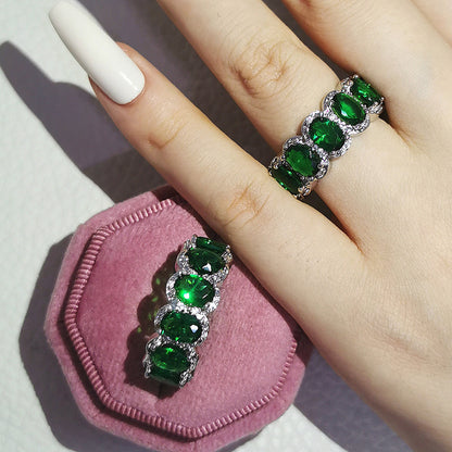 Inlaid 3A Zircon Fashion Women's Ring