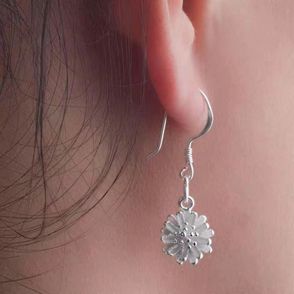 Boutique Cooperized Silver New Chinese Style Miao Silver Earrings