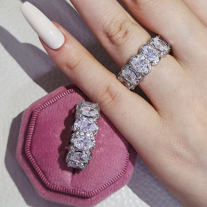 Inlaid 3A Zircon Fashion Women's Ring