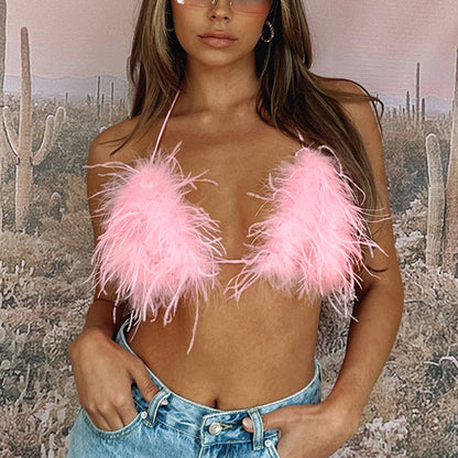 Sexy Women Clothing Hot Girl Top Super Short Small Sling