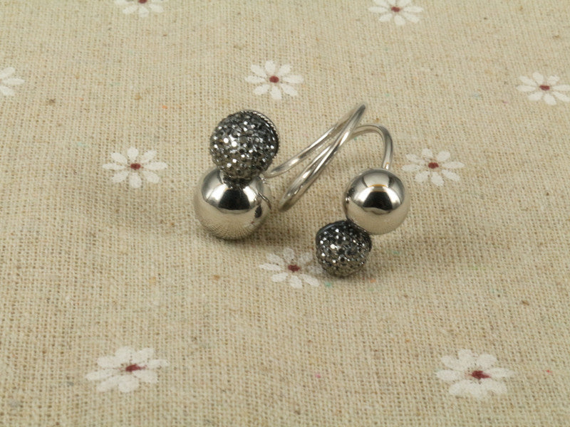 Small Golden Bean Brass Ring Ring Jewelry