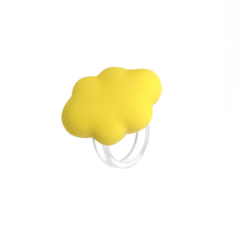 Color Cloud Ring Color Ring Fashion Jewelry