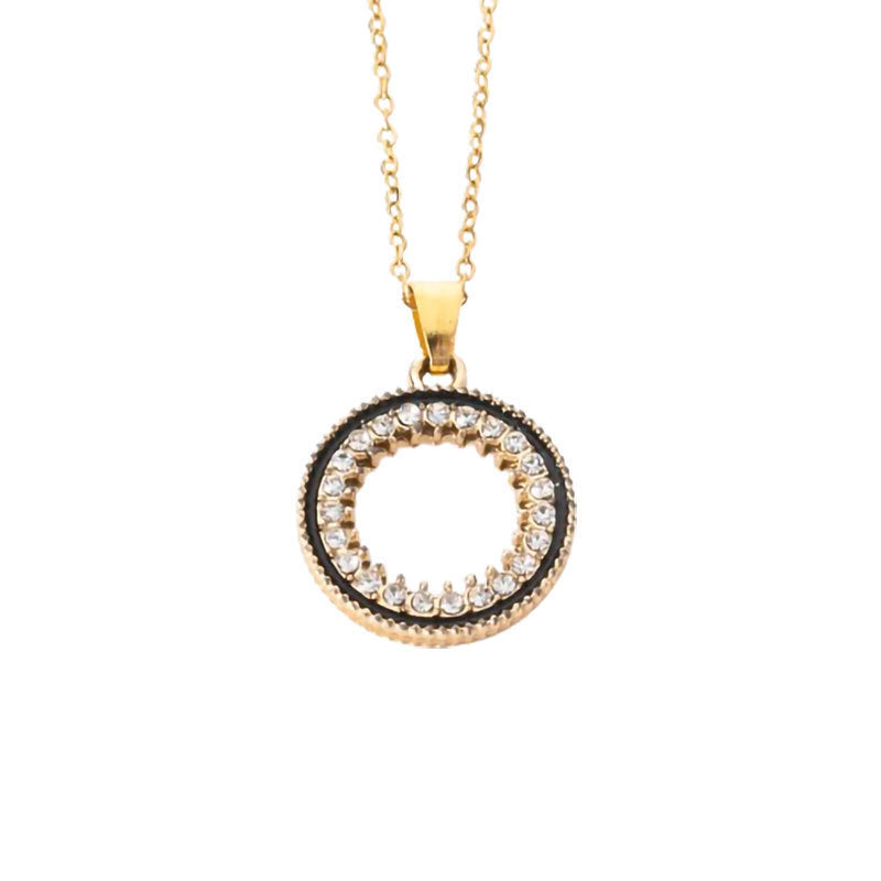 Clover Necklace Titanium Steel No Fading Ornament Women