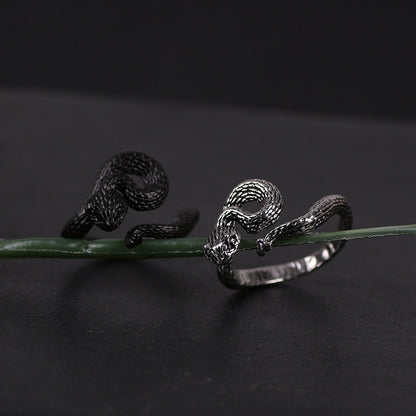 Thai Silver Rattlesnake Ring Jewelry