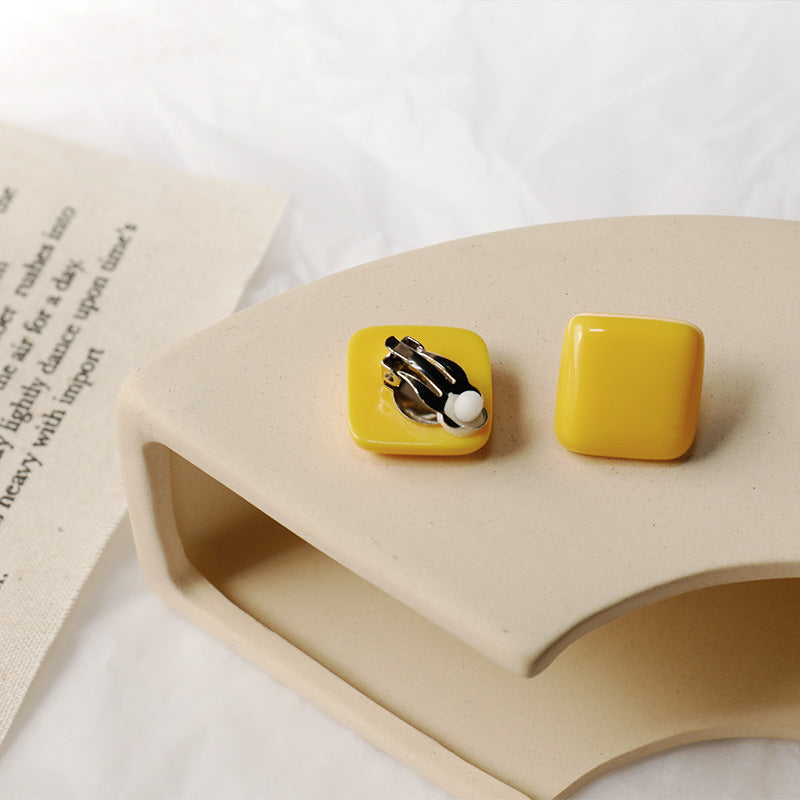 Creative Fun Candy Color Ear Clip Ear Jewelry Women
