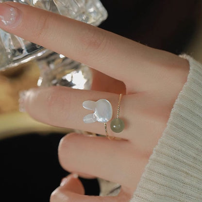 Cute Rabbit Ring Female Special-interest Design Simple All-match